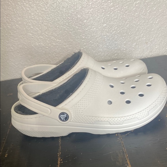 DUAL CROCS COMFORT White Sandals with Ventilation and Heel Strap - Picture 4 of 8
